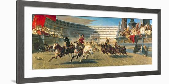 The Chariot Race, Detail-Alexander Von Wagner-Framed Premium Giclee Print