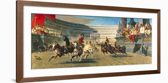 The Chariot Race, Detail-Alexander Von Wagner-Framed Premium Giclee Print