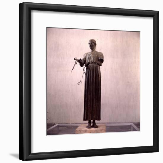 The Charioteer Bronze, Delphi, Greece, c475BC-470 BC-Unknown-Framed Giclee Print