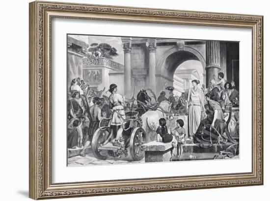 The Charioteer-English School-Framed Giclee Print