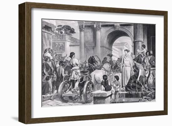 The Charioteer-English School-Framed Giclee Print