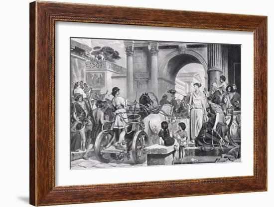 The Charioteer-English School-Framed Giclee Print