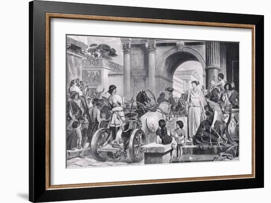 The Charioteer-English School-Framed Giclee Print