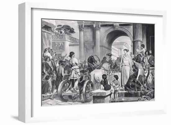 The Charioteer-English School-Framed Giclee Print