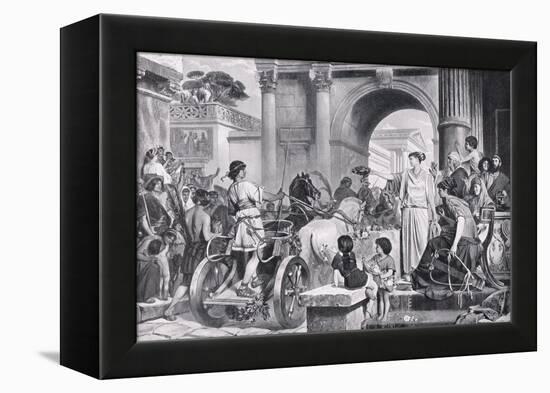 The Charioteer-English School-Framed Premier Image Canvas