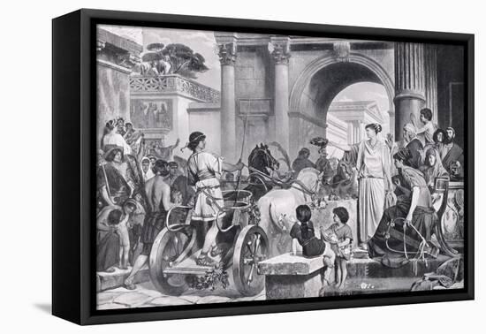 The Charioteer-English School-Framed Premier Image Canvas