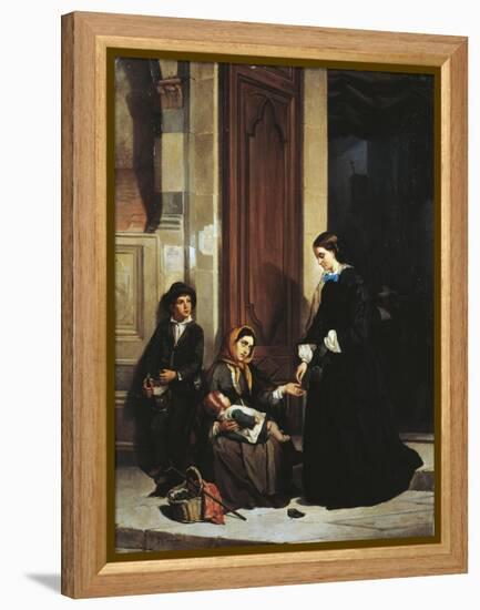 The Charity-Ippolito Caffi-Framed Premier Image Canvas
