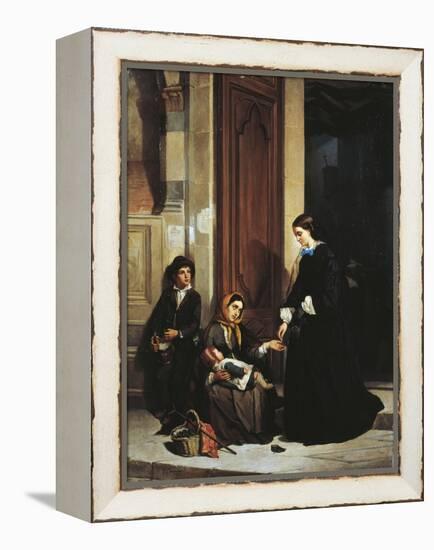 The Charity-Ippolito Caffi-Framed Premier Image Canvas