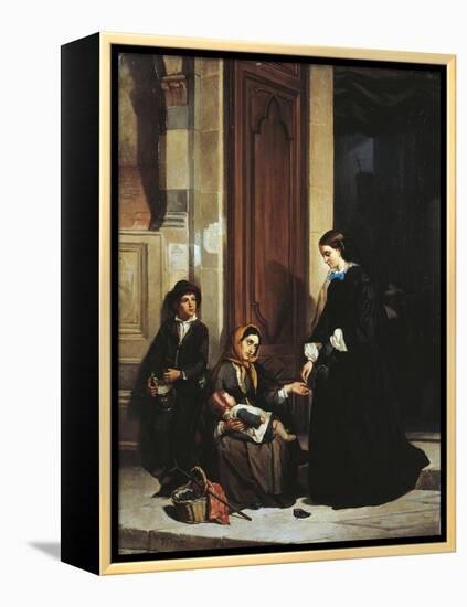 The Charity-Ippolito Caffi-Framed Premier Image Canvas