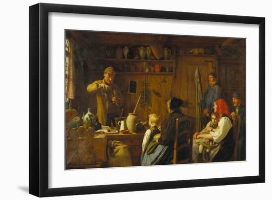 The Charlatan, 1879-Albert Anker-Framed Giclee Print