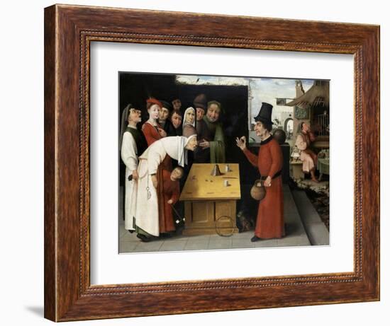 The Charlatan-Hieronymus Bosch-Framed Giclee Print