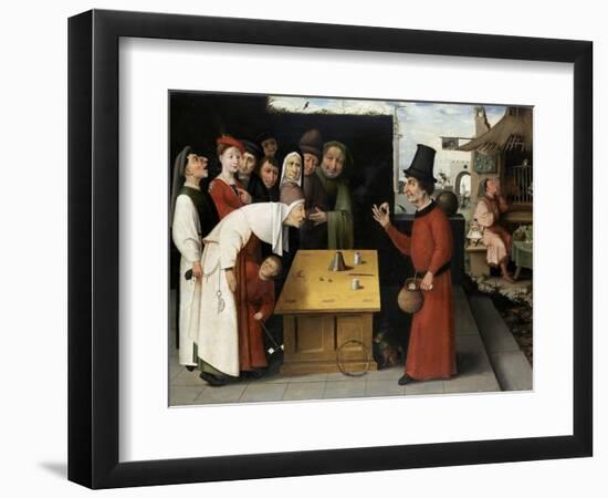 The Charlatan-Hieronymus Bosch-Framed Giclee Print