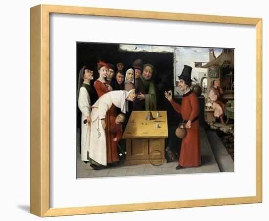 The Charlatan-Hieronymus Bosch-Framed Giclee Print