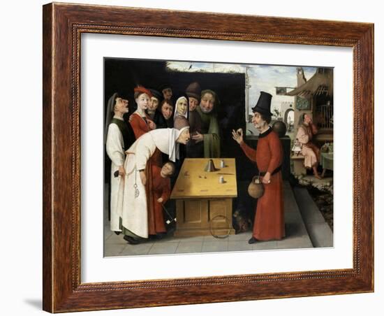 The Charlatan-Hieronymus Bosch-Framed Giclee Print