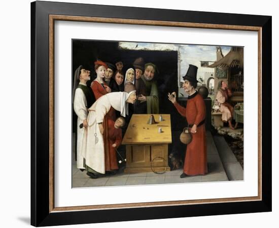 The Charlatan-Hieronymus Bosch-Framed Giclee Print