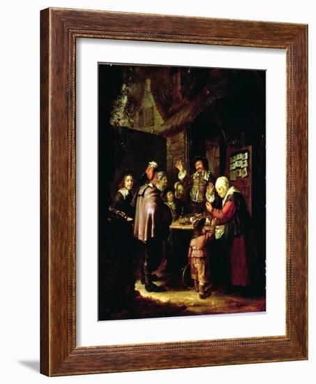 The Charlatan-Frans Van Mieris-Framed Giclee Print