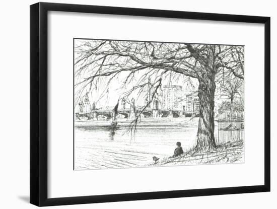 The Charles River Boston USA, 2003-Vincent Alexander Booth-Framed Giclee Print