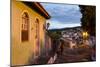 The Charming Town of Lencois in Chapada Diamantina National Park at Dusk-Alex Saberi-Mounted Photographic Print