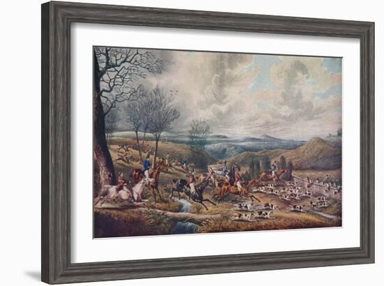 'The Chase of the Roebuck', 1834.-Henry Thomas Alken-Framed Giclee Print