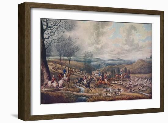 'The Chase of the Roebuck', 1834.-Henry Thomas Alken-Framed Giclee Print