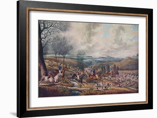 'The Chase of the Roebuck', 1834.-Henry Thomas Alken-Framed Giclee Print