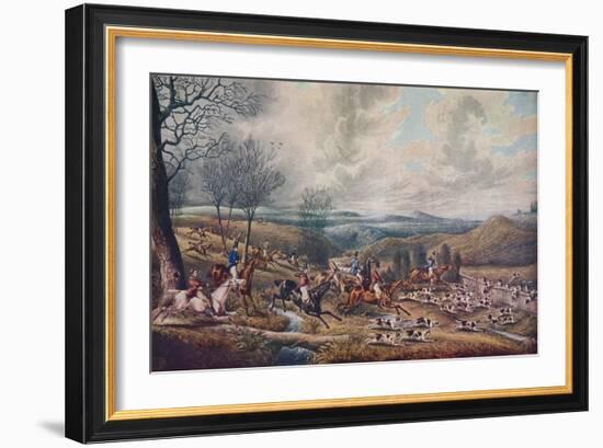 'The Chase of the Roebuck', 1834.-Henry Thomas Alken-Framed Giclee Print