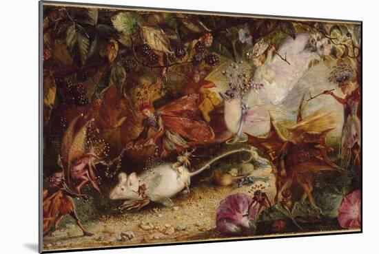 The Chase of the White Mouse-John Anster Fitzgerald-Mounted Giclee Print