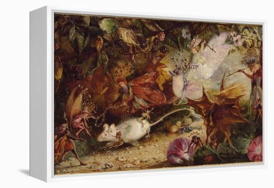 The Chase of the White Mouse-John Anster Fitzgerald-Framed Premier Image Canvas