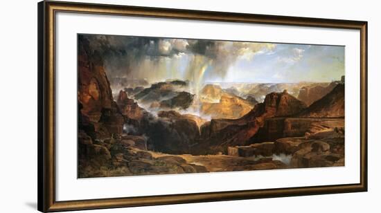 The Chasm of the Colorado-Thomas Moran-Framed Art Print