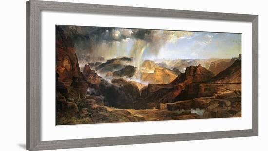 The Chasm of the Colorado-Thomas Moran-Framed Art Print