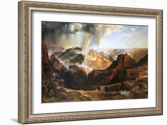 The Chasm of the Colorado-Thomas Moran-Framed Art Print