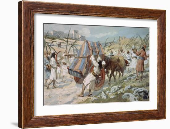 The Chastisement of Uzzah-James Jacques Joseph Tissot-Framed Giclee Print