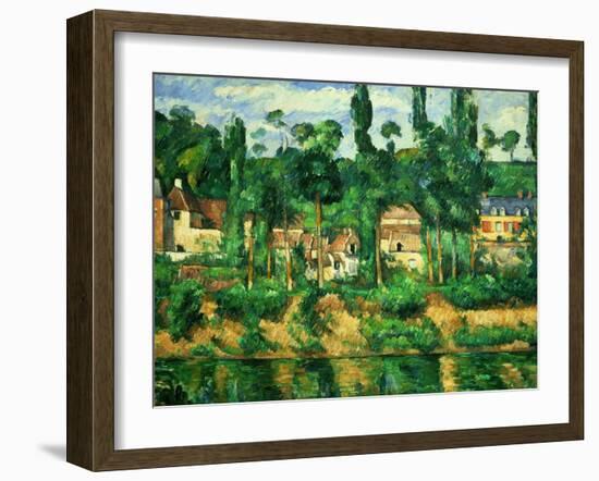 The Chateau at Medan, 1879-1881-Paul C?zanne-Framed Giclee Print