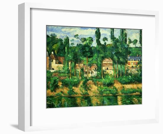 The Chateau at Medan, 1879-1881-Paul C?zanne-Framed Giclee Print