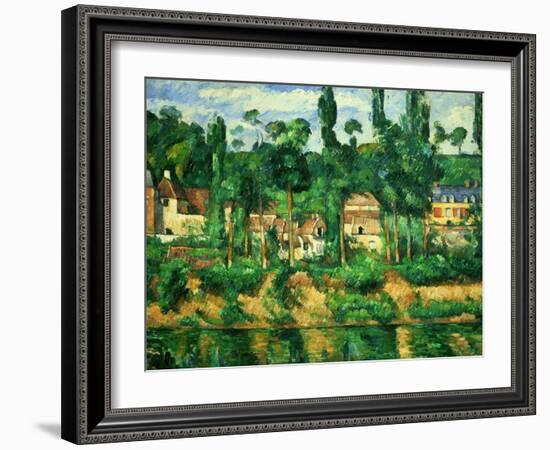 The Chateau at Medan, 1879-1881-Paul C?zanne-Framed Giclee Print