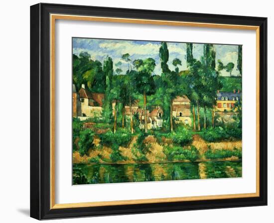 The Chateau at Medan, 1879-1881-Paul C?zanne-Framed Giclee Print
