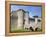 The Chateau Comtal Inside La Cite, Carcassonne, UNESCO World Heritage Site, Languedoc-Roussillon, F-David Clapp-Framed Premier Image Canvas