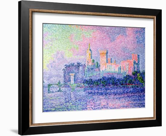 The Chateau des Papes, Avignon, 1900-Paul Signac-Framed Giclee Print