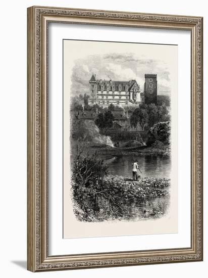 The Chateau of Pau, the Pyrenees, France, 19th Century-null-Framed Giclee Print