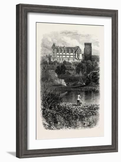 The Chateau of Pau, the Pyrenees, France, 19th Century-null-Framed Giclee Print