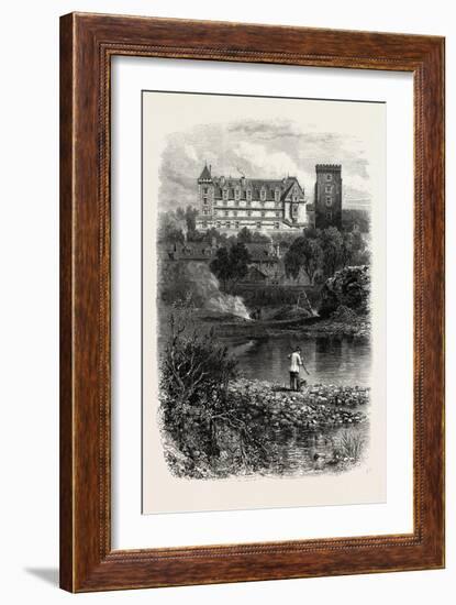 The Chateau of Pau, the Pyrenees, France, 19th Century-null-Framed Giclee Print