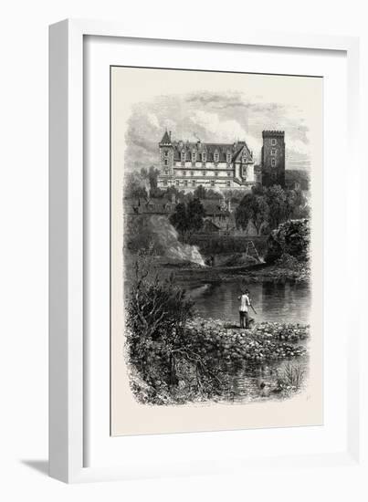 The Chateau of Pau, the Pyrenees, France, 19th Century-null-Framed Giclee Print