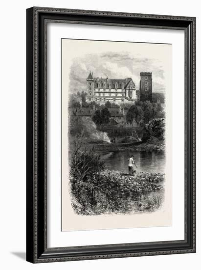 The Chateau of Pau, the Pyrenees, France, 19th Century-null-Framed Giclee Print