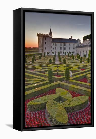 The Chateau of Villandry at Sunset-Julian Elliott-Framed Premier Image Canvas