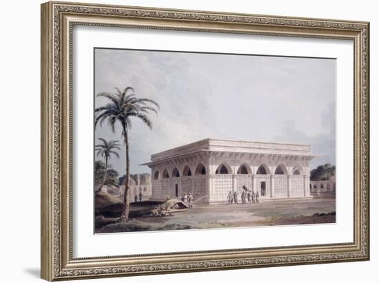 The Chaunsath Khamba Nizamuddin, Delhi-Thomas & William Daniell-Framed Giclee Print