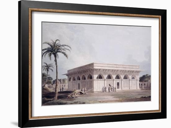 The Chaunsath Khamba Nizamuddin, Delhi-Thomas & William Daniell-Framed Giclee Print