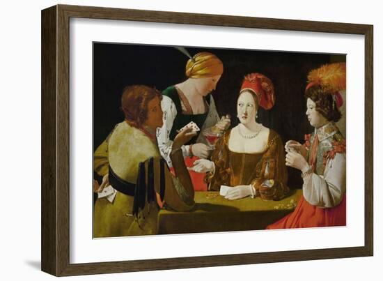 The Cheat-Georges de La Tour-Framed Giclee Print