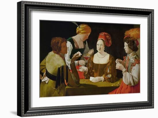 The Cheat-Georges de La Tour-Framed Giclee Print