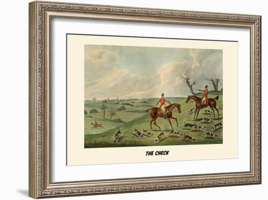 The Check-Henry Thomas Alken-Framed Art Print