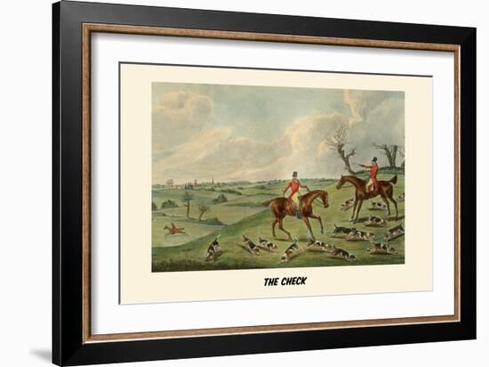 The Check-Henry Thomas Alken-Framed Art Print